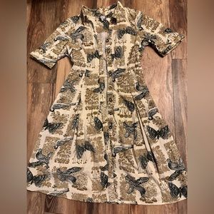 Anthropologie girls from savoy corduroy dress